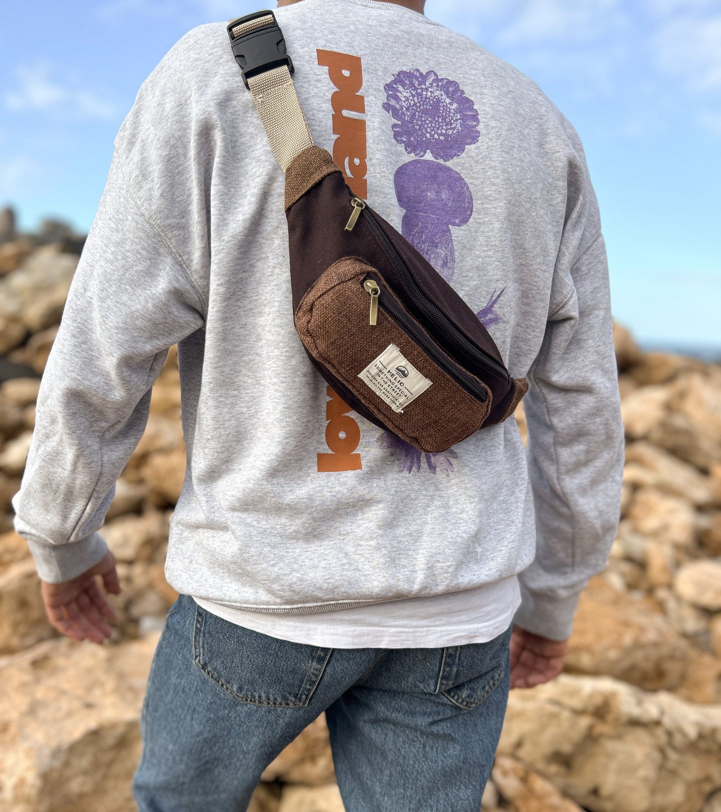 HIPPIE FANNY PACK BROWN